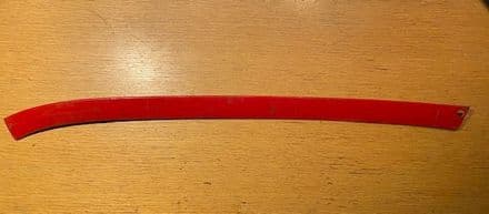 1964-1967 Coupe GM 3841613 LH HEADLINER MOLDING over door used red