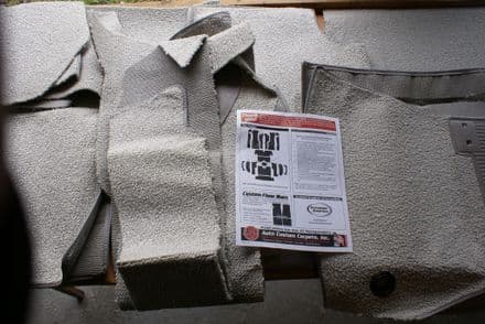 1964 Corvette C2 Convertible,Full Interior Carpet Set,Silver,New