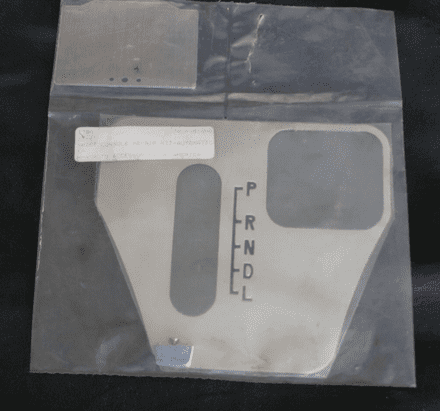 1965-1967 C2 Corvette,Auto Shift Console Repair Kit, minor dent