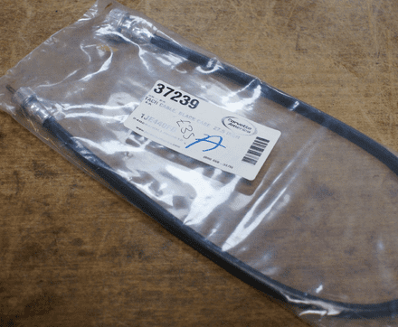 1965 - 1968 Tachometer Drive Cable,27.5"Black Casing,37239,New