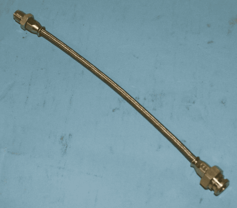 1965 - 1982 C2 C3 Corvette Rear Braided Brake Hose, SS, New, Box B