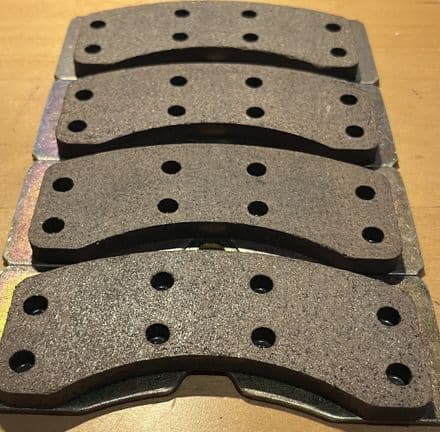 1965-1982 C2 C3 Corvette,Riveted Brake Pads Set of 4 New