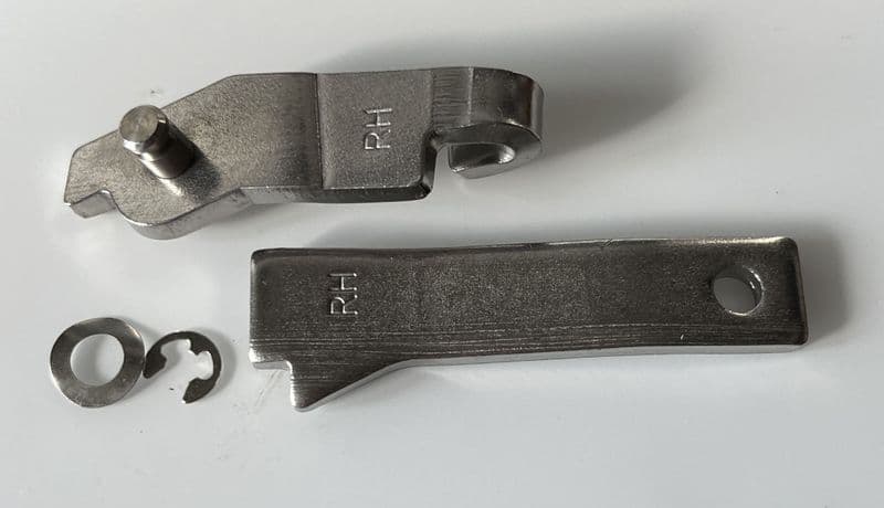 1965 - 1982 C2 C3  like GM 5463538 & GM 5468679  RH Park Brake LEVER & STRUT  SET SS, New