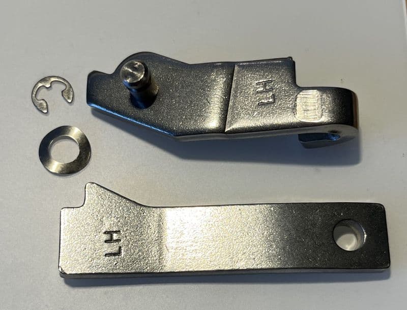 1965 - 1982 C2 C3  like GM 54635387 & GM 5468678  LH Park Brake LEVER & STRUT  SET SS, New