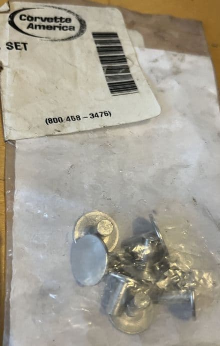 1965-67 BB Grille Bracket Rivets (8pcs),CA 34729,New
