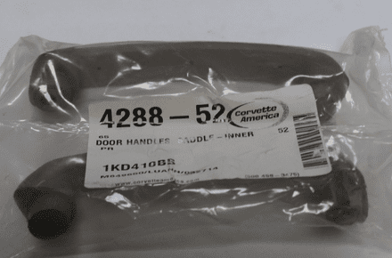 1965-77 C2 Corvette,Inner Door PULLS Handles,Saddle,428852,New