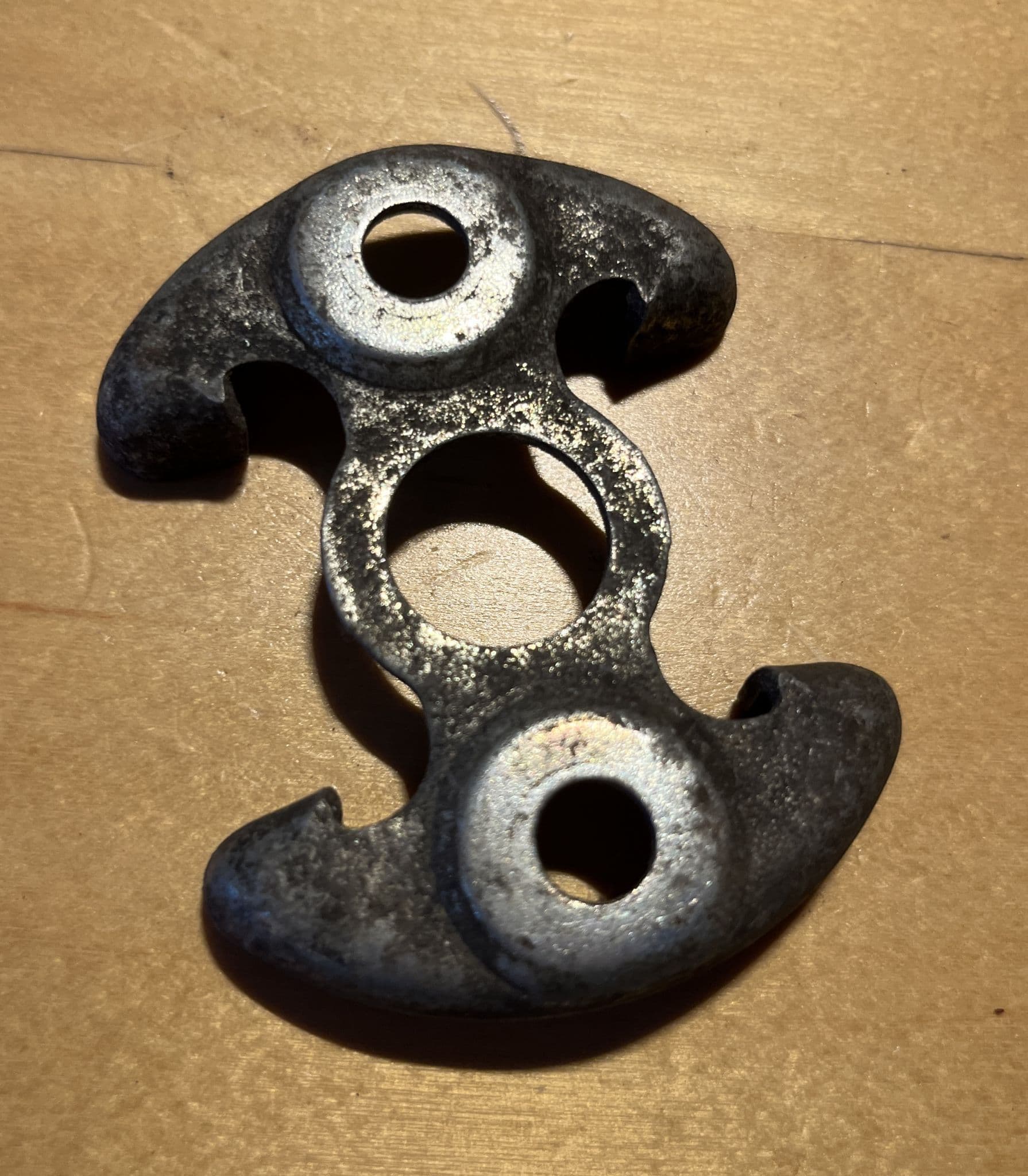 196579 C3 Corvette Steering Column coupler stamped steel PLATE