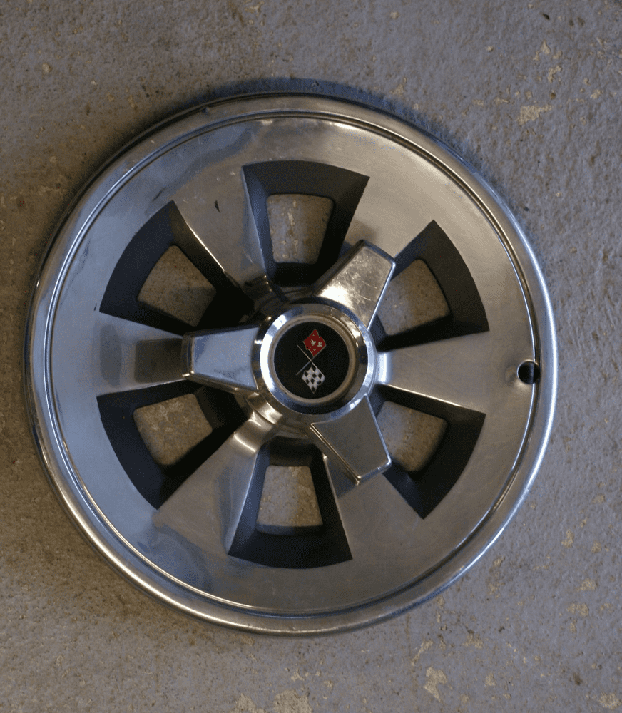 1965 C2 Corvette Hubcap W/Spinner Used