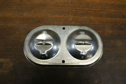 1967-1968 C2,C3 Corvette,Dual Master Cylinder Cap,Plated,Used