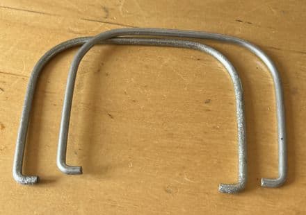 1967-1982 C2,C3 Corvette, PAIR Dual Master Cylinder top Clips Bale Springs Used