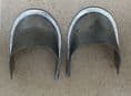 1968-1969 C3 Corvette, CC 333205 PAIR EXHAUST OUTLET BEZELS    EC Products nice used