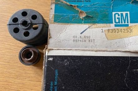 1968 - 1972 C3 Corvette Booster OEM RUBBER SEAL VENT incomplete repair kit GM 3934253