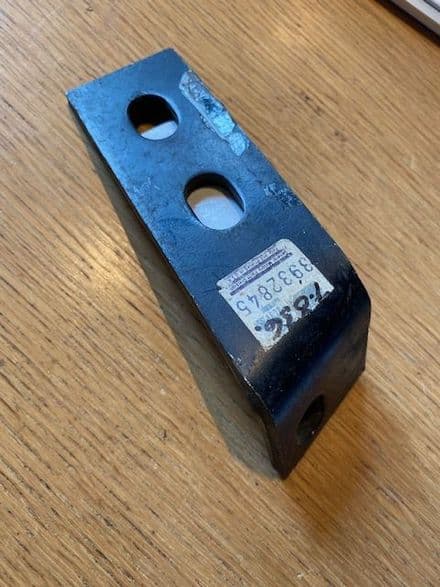 1968-1972 Corvette C3,LH Front Outer Bumper Bracket GM 3932845 NOS