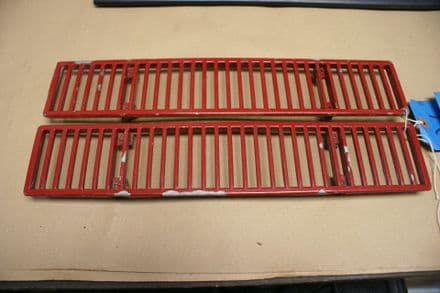 1968-1974 C3 Corvette Coupe, Pair GM 3936362 rear deck Outlet vent Grilles,GM/OEM,Used