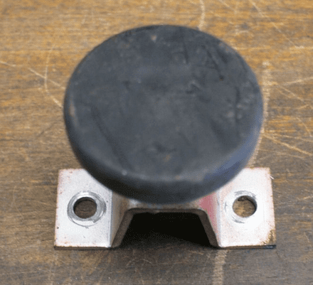 1968-1975 C3 Corvette, convertible Deck Lid Bumper & Bracket,OEM,Used