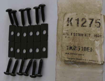 1968-1975 Corvette C3 K1275 Weatherstrip Fastener Kit (Hardtop) new