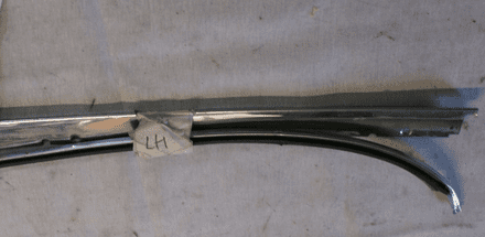 1968 - 1975 Left hand T-roof (Targa) trims used