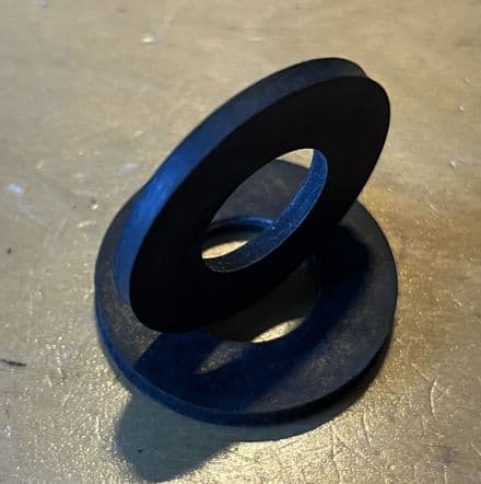 1968-1977 C3 Corvette, 2 x Luggage Rack rubber body washers 34mm used