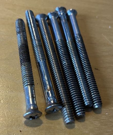 1968-1977 C3 Corvette, 5 x 3" Luggage Rack Screws used ok