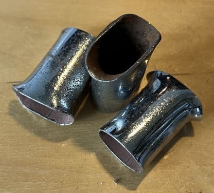 1968-1977 C3 Corvette, set of 3 x 30 mm effective height Luggage Rack SPACERS patinated USED