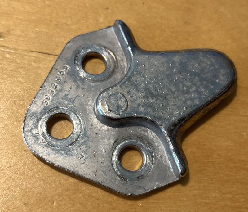 1968- 1977 GM3932968 T-roof  Targa  T-top LOCK GUIDE PIN TONGUE   used