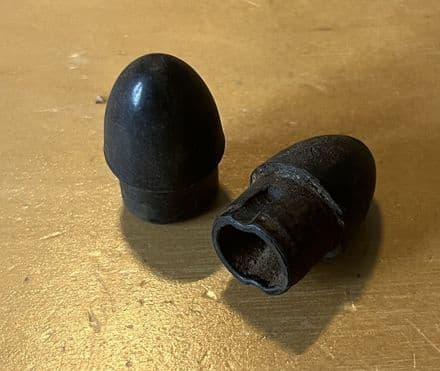 1968-1977 pair Luggage Rack Tips used ok