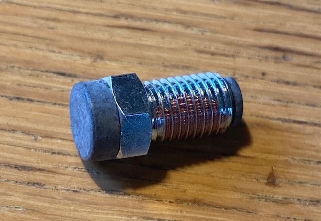 1968-1982 C3 Corvette, LOCK ADJ rubber TIPPED BOLT targa ,convertible 3/8 