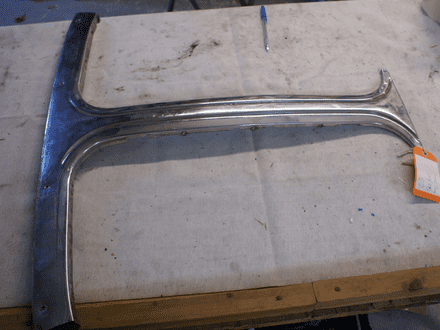 1968-1982 C3 Corvette,Targa Roof Trim, 3966658 & 345446 Used Fair