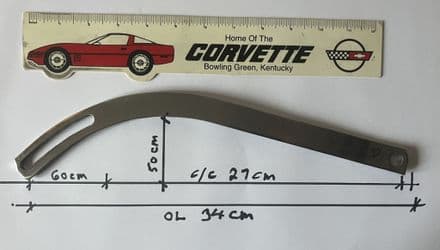 1968-1982 Corvette C3 CUSTOM Alternator Belt adjuster BRACE Bracket, Chrome plated used