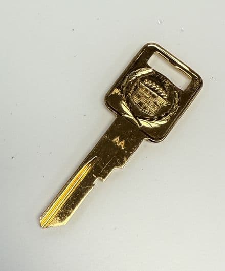 1968-1985  Key A ,B48 CADILLAC GOLD C3 -C4 Single Sided Square-Head  Key Ignition