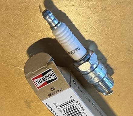 1968-1986 Corvette C3 C4 Champion Spark Plug, 25 RV17YC, NEW