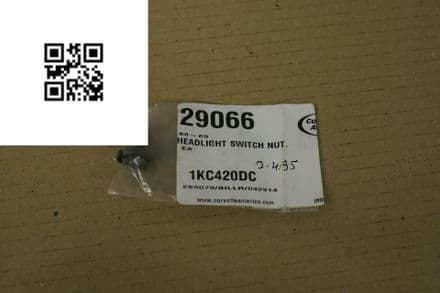 1968-1989 Corvette C3 C4 headlight switch nut, 29066, New, Box F