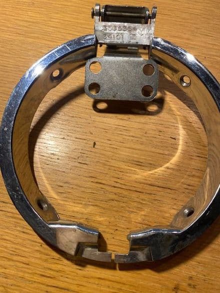 1968-69 C3 Corvette, 3930364 Gas Lid Bezel, inc hinge Used