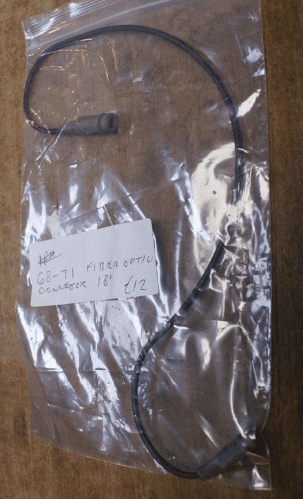 1968-71 Rear Lights Fibre Optic Connector 18",OEM,Used
