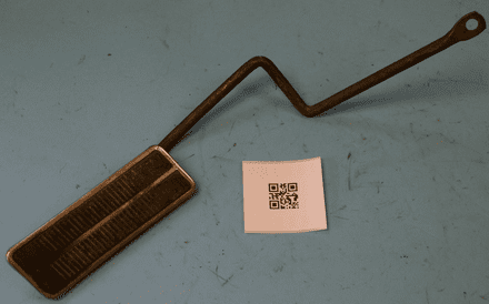 1968-73 Corvette GM3934092 C3 Gas Throttle Pedal, Used Fair