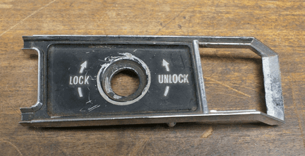 1968-77 Door Lock Bezel (Inside) LH,Used