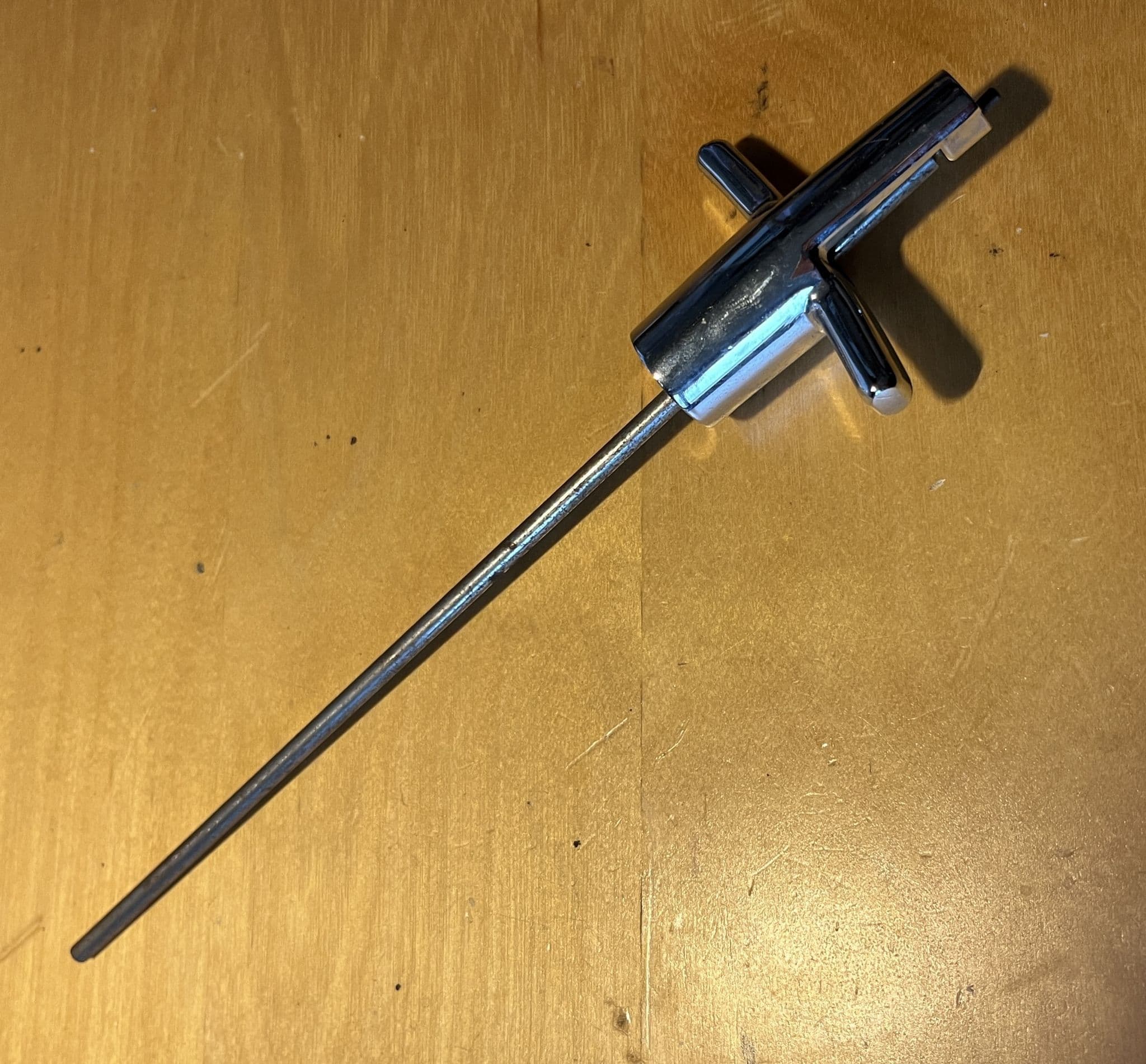 196881 Shifter TBar Reverse Lock Out Muncie/T10 8 5" ROD Used 1