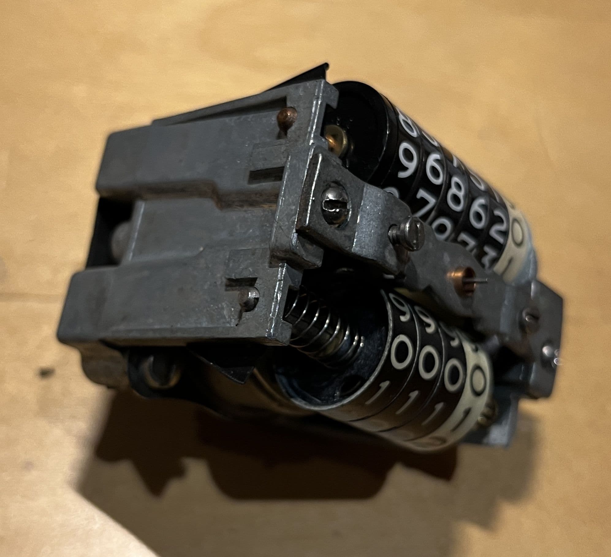 1968 only C3 Corvette Speedo Odometer & Trip MECH ASSY for screw on