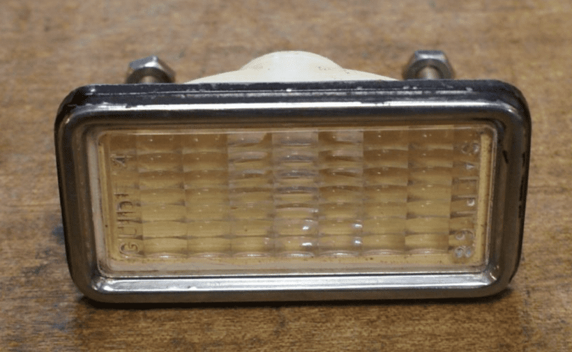 1968 Only Side Marker Front Clear GM 5960376 used
