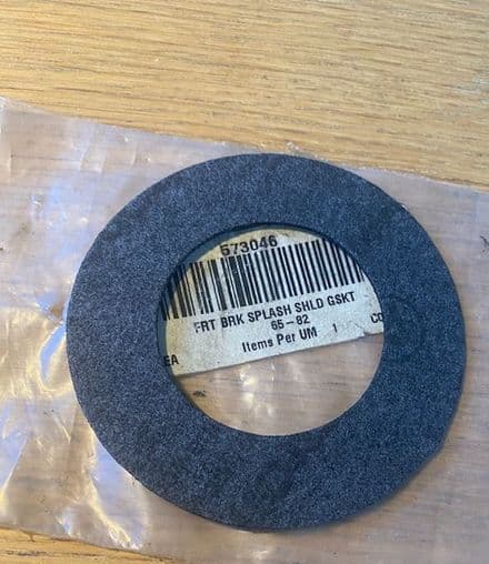 1969 - 1982 C3 Corvette GASKET front brake splash shield gasket