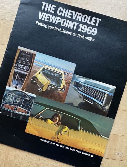 1969 Chevrolet Original Range Brochure 1969 B69 range