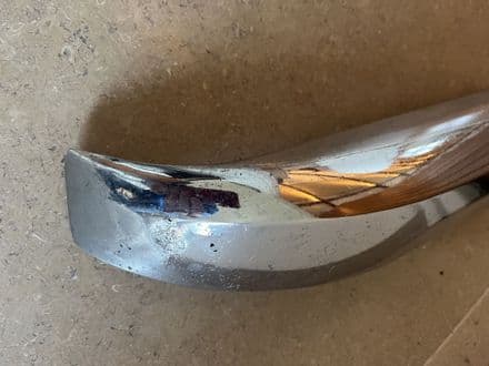 1969 Corvette C3, GM3948021 N14 Side Exit Exhaust Left Front Moulding, driver Used