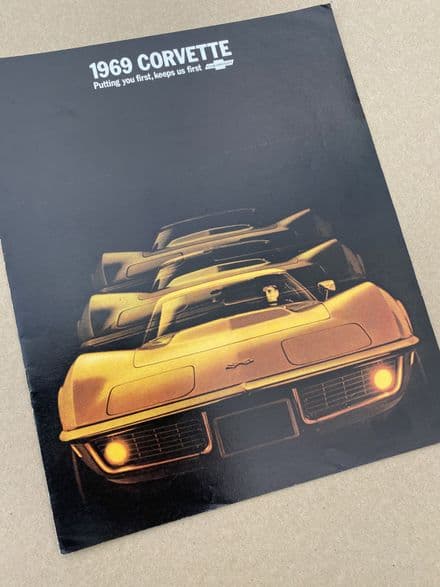 1969 Corvette Original Sales Brochure 1969 B69