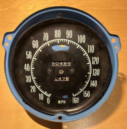 1970-01-01 incomplete SPEEDO green numerals ,GM 6492696 used