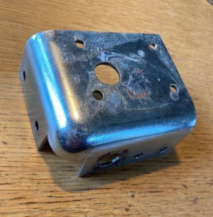 1970 only C3 Corvette, RH SEAT BELT REINFORCEMENT under floor