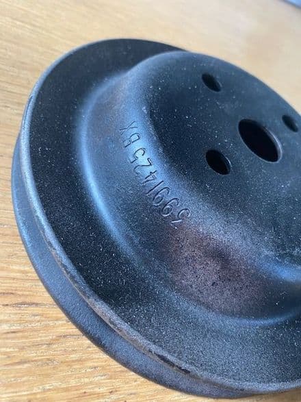 1971-1979 Corvette C3 Water Pump Pulley, GM 3991425, Used Restored