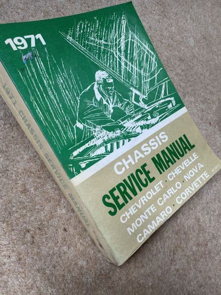 1971 GM OEM Service Manual 1971 C3 Corvette ST-329-7 1