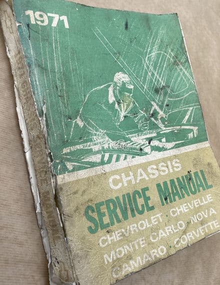 1971 GM OEM Service Manual 1971 C3 Corvette ST-329-71 (1)