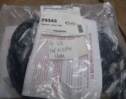 1972 C3 Corvette,Forward Lamp Wire Harness,29343,New