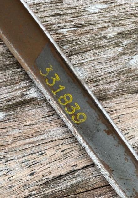 1973-1974 GM 331839 C3 Corvette, Front Bumper front Retainer, strip New